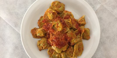 Tortelloni verdi pasticciati"Ristorante Magda"