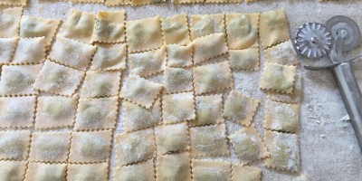 Agnolotti ripieni di carne,formaggio e verdura"Ristorante Magda"